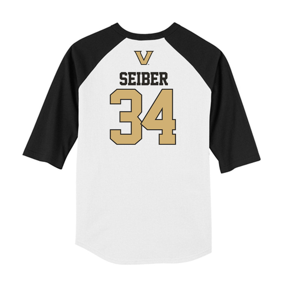 Vanderbilt - NCAA Baseball : Brennan Seiber - USA Raglan Shirt-1
