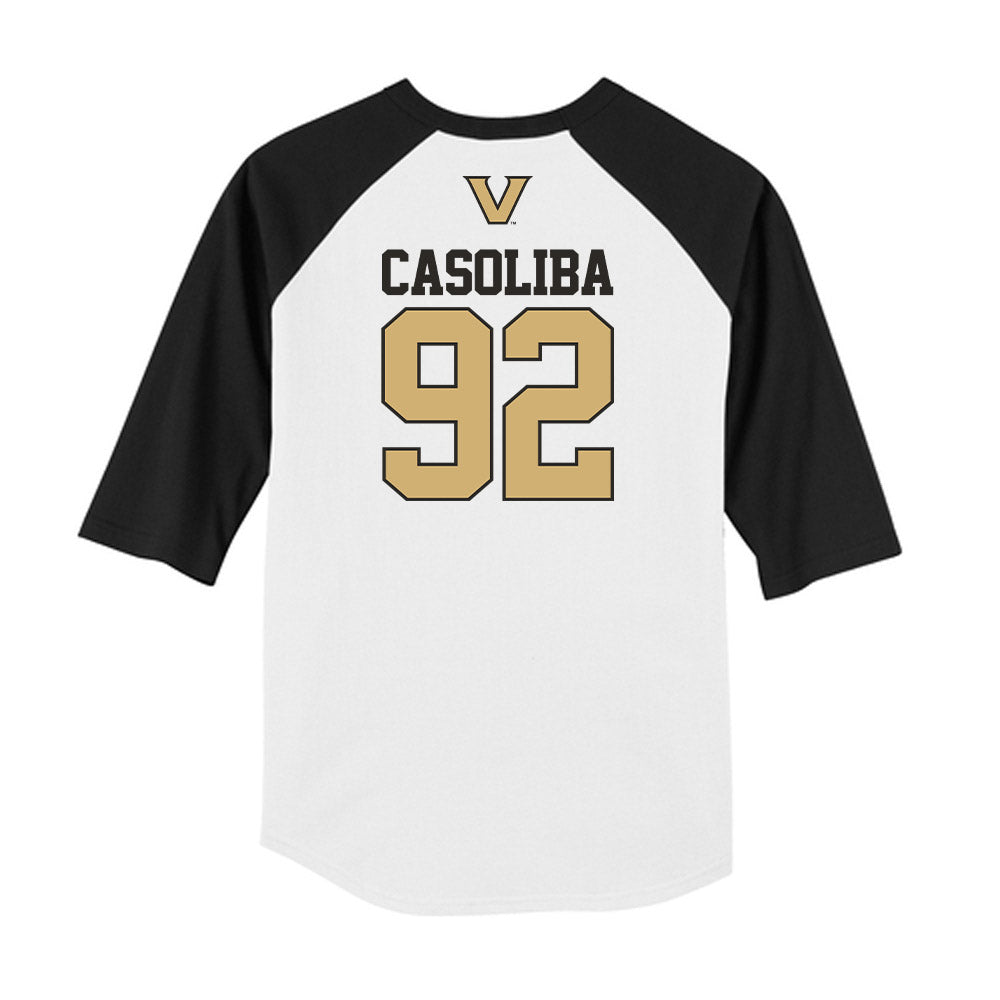 Vanderbilt - NCAA Baseball : Adria Casoliba - USA Raglan Shirt-1