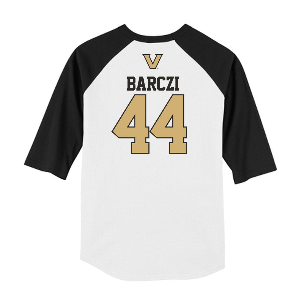 Vanderbilt - NCAA Baseball : Colin Barczi - USA Raglan Shirt-1