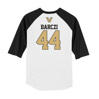 Vanderbilt - NCAA Baseball : Colin Barczi - USA Raglan Shirt-1