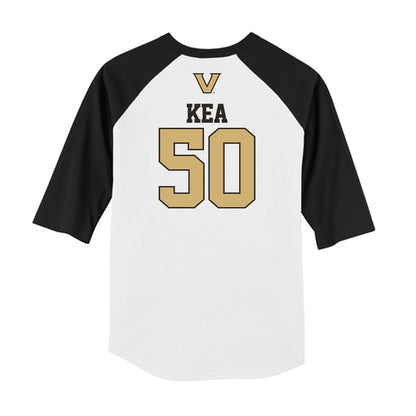 Vanderbilt - NCAA Baseball : Jaydon Kea - USA Raglan Shirt-1