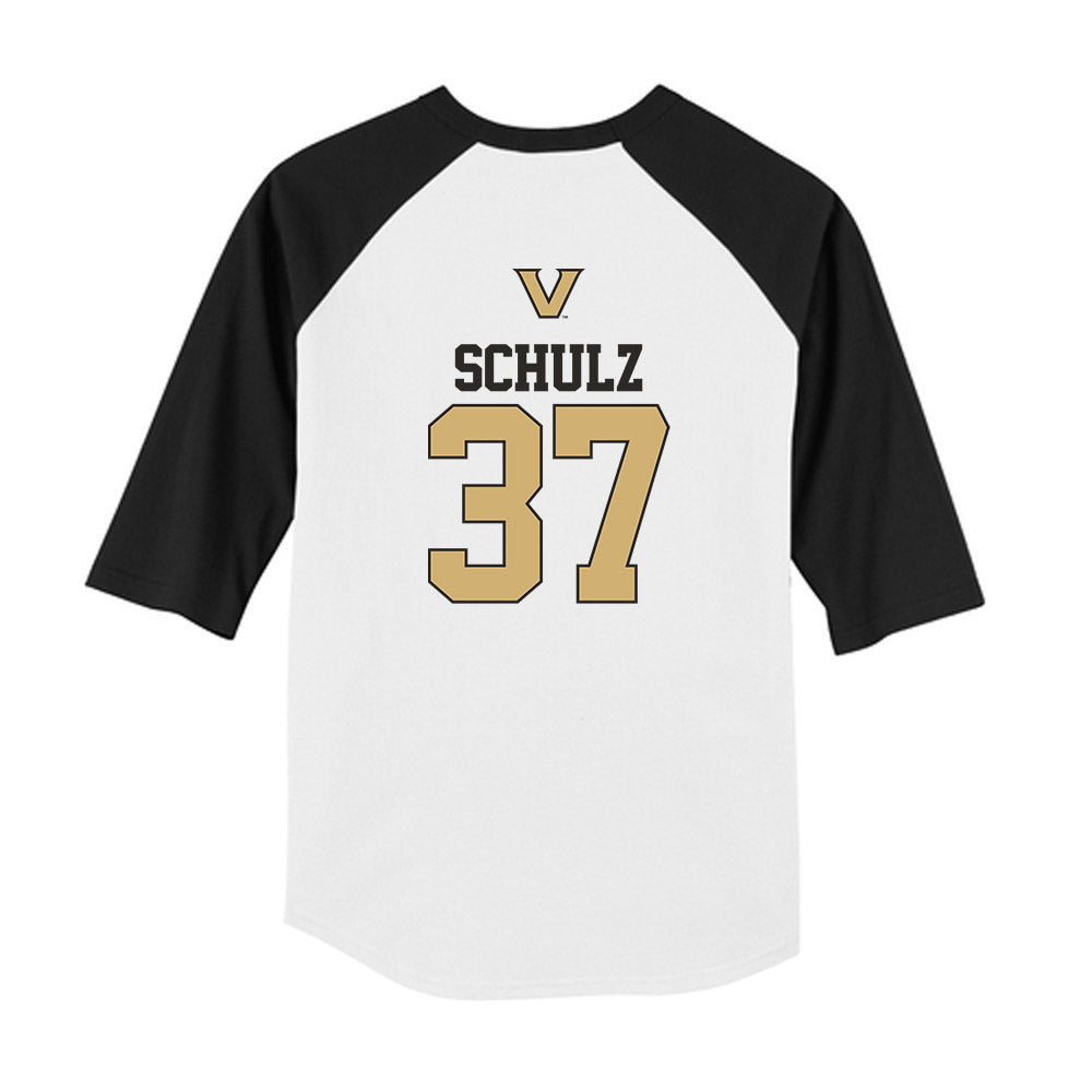 Vanderbilt - NCAA Baseball : Jakob Schulz - USA Youth Raglan T-Shirt-1