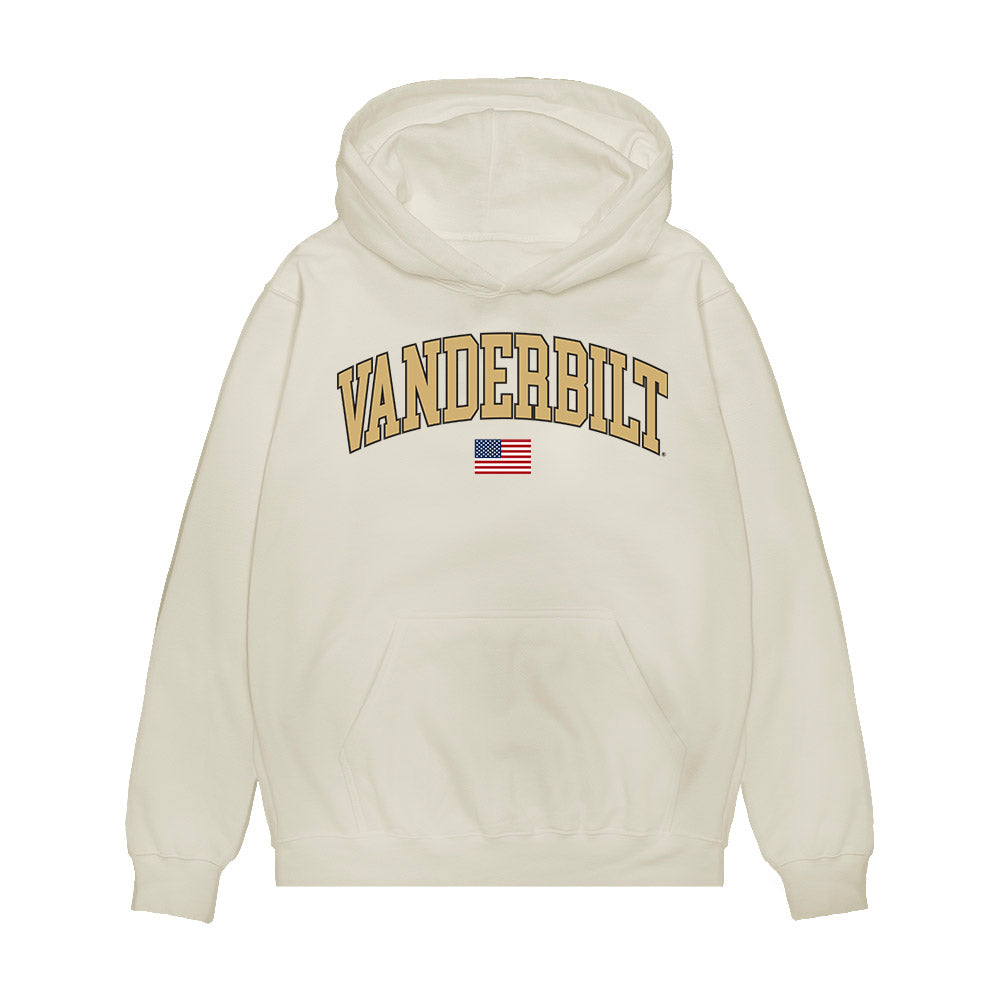 Vanderbilt - NCAA Baseball : Ethan McElvain - USA Premium Hooded Sweatshirt-0