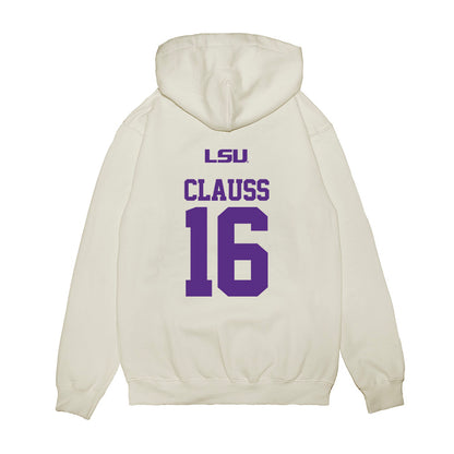 LSU - NCAA Baseball : Ethan Clauss - USA Premium Hooded Sweatshirt-1