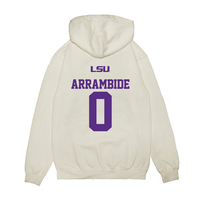 LSU - NCAA Baseball : Cade Arrambide - USA Premium Hooded Sweatshirt-1