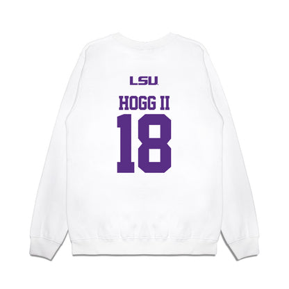 LSU - NCAA Baseball : David Hogg II - USA Premium Crewneck Sweatshirt-1