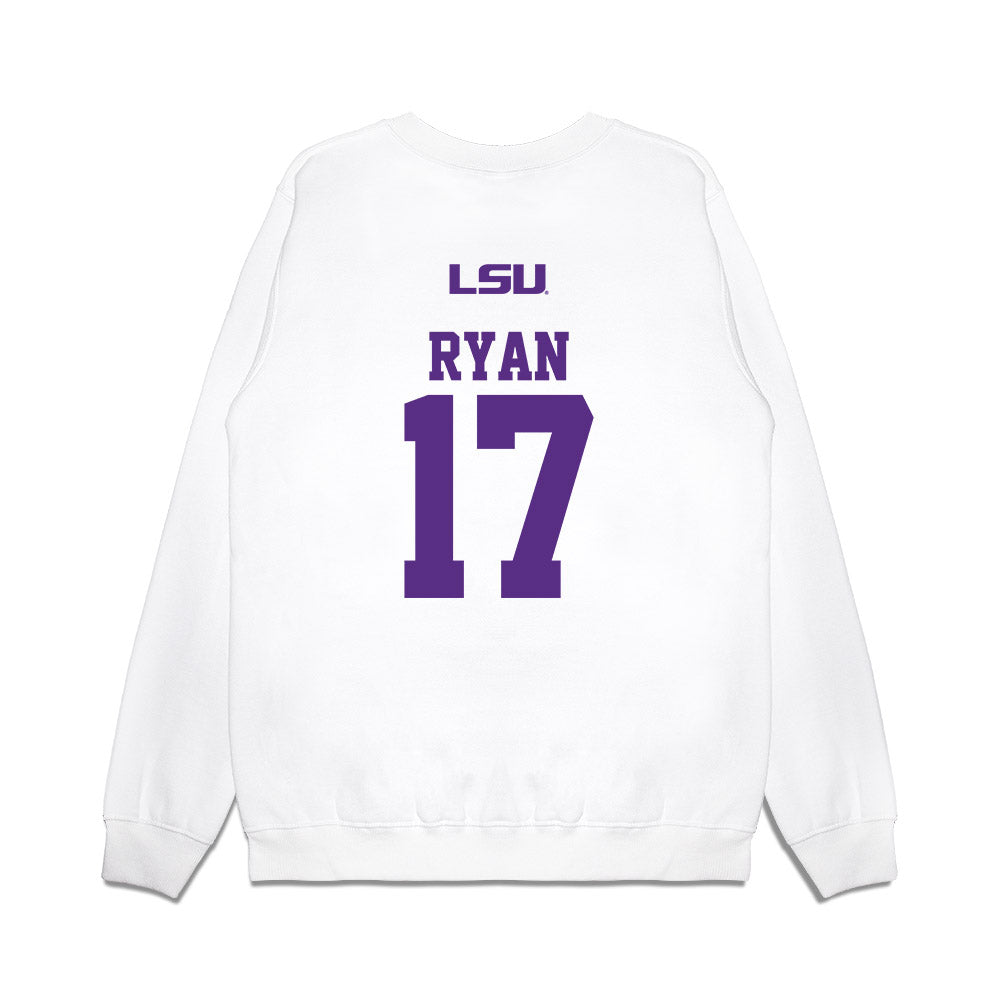 LSU - NCAA Baseball : Mikey Ryan - USA Premium Crewneck Sweatshirt-1