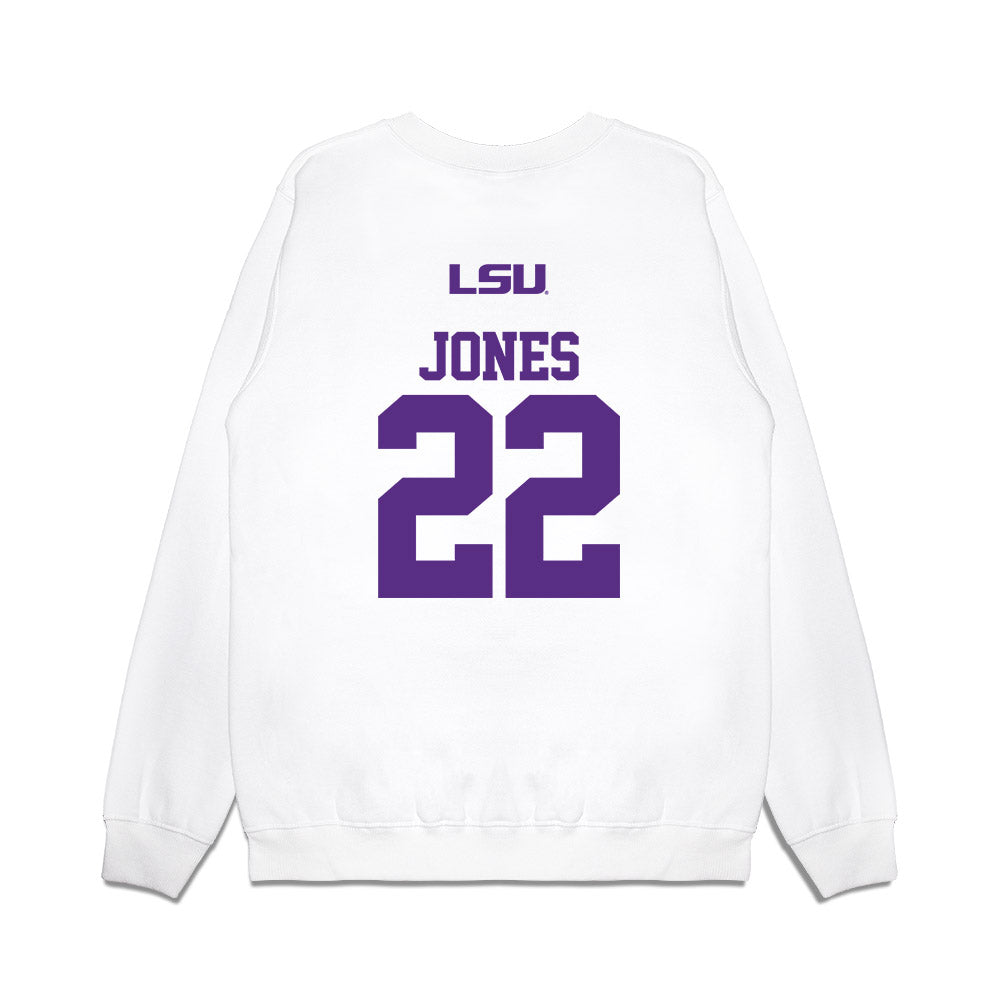 LSU - NCAA Baseball : Jared Jones - USA Premium Crewneck Sweatshirt-1