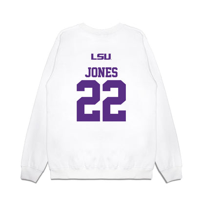 LSU - NCAA Baseball : Jared Jones - USA Premium Crewneck Sweatshirt-1
