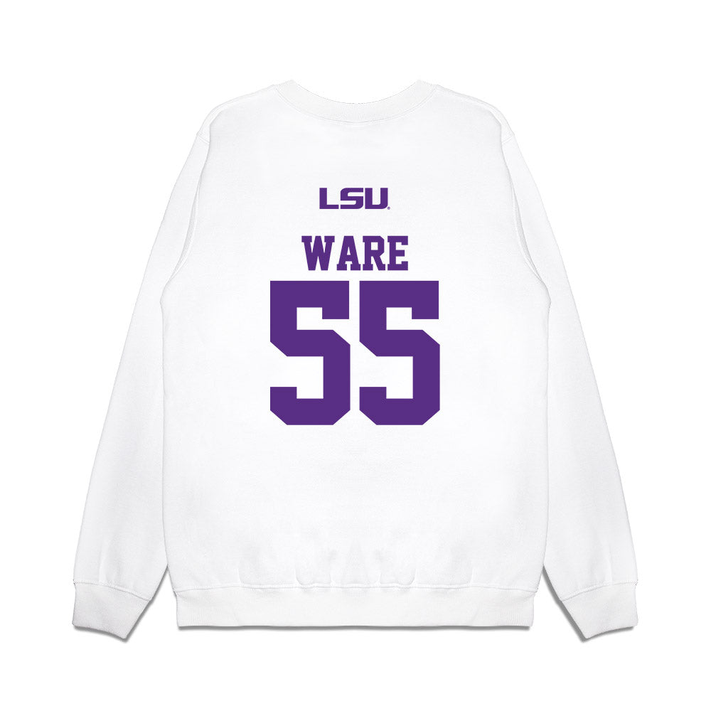 LSU - NCAA Baseball : Conner Ware - USA Premium Crewneck Sweatshirt-1
