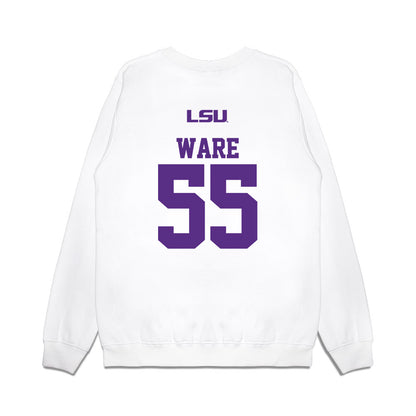 LSU - NCAA Baseball : Conner Ware - USA Premium Crewneck Sweatshirt-1