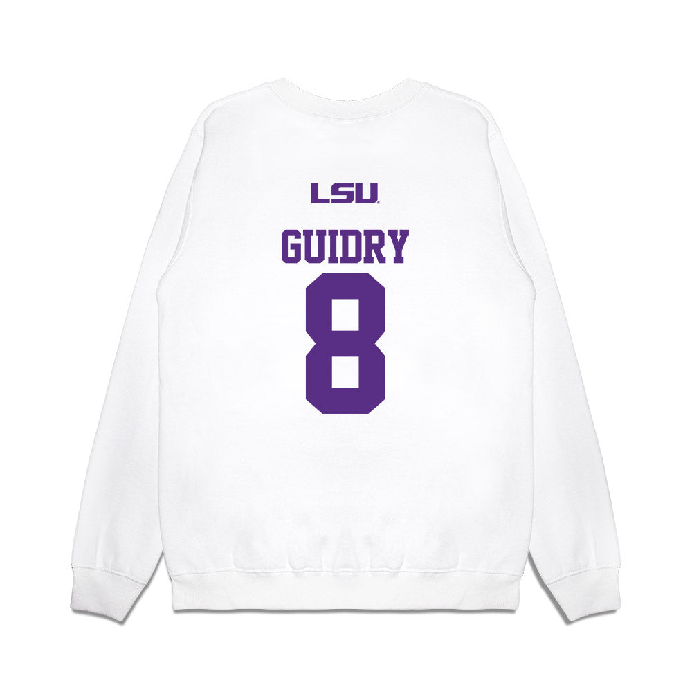 LSU - NCAA Baseball : Gavin Guidry - USA Premium Crewneck Sweatshirt-1