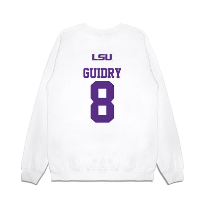 LSU - NCAA Baseball : Gavin Guidry - USA Premium Crewneck Sweatshirt-1