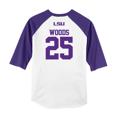 LSU - NCAA Baseball : Kade Woods - USA Raglan Shirt-1