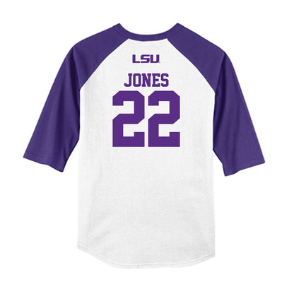 LSU - NCAA Baseball : Jared Jones - USA Raglan Shirt-1