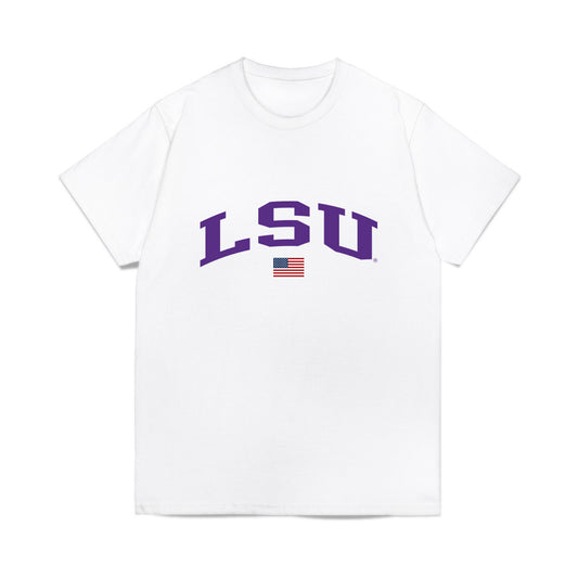 LSU - NCAA Baseball : David Hogg II - USA Comfort Colors T-Shirt-0