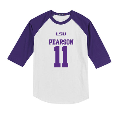 LSU - NCAA Baseball : John Pearson - USA Youth Raglan T-Shirt-0