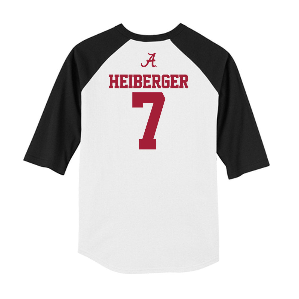 Alabama - NCAA Baseball : Matthew Heiberger - USA Raglan Raglan Shirt-1