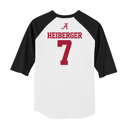 Alabama - NCAA Baseball : Matthew Heiberger - USA Raglan Raglan Shirt-1