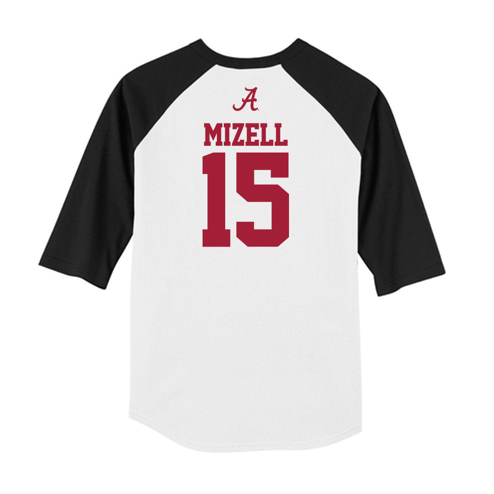 Alabama - NCAA Baseball : Coleman Mizell - USA Raglan Raglan Shirt-1