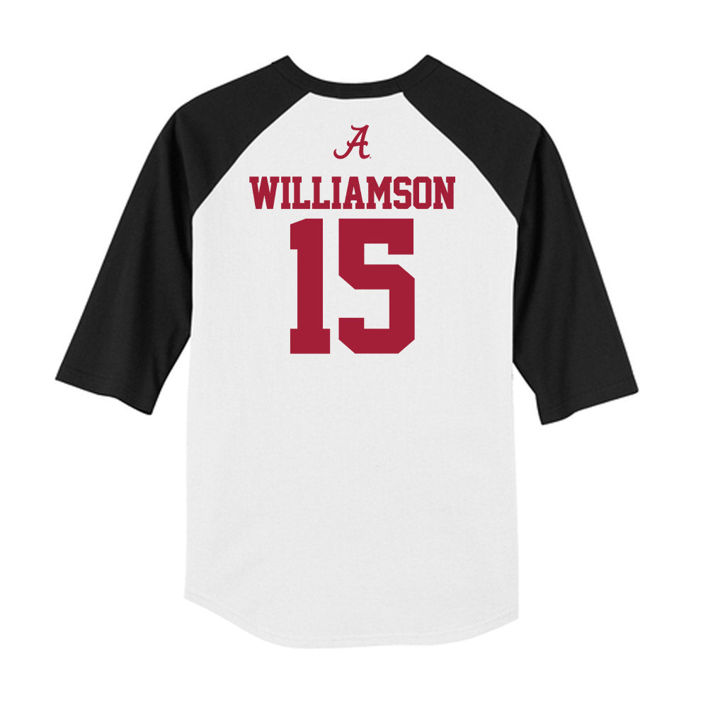 Alabama - NCAA Men's Basketball : Noah Williamson - USA Raglan Raglan Shirt-1
