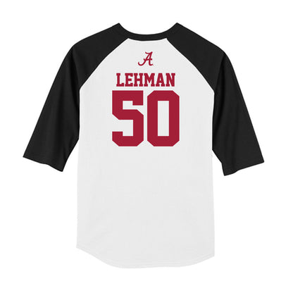 Alabama - NCAA Baseball : Connor Lehman - USA Raglan Raglan Shirt-1