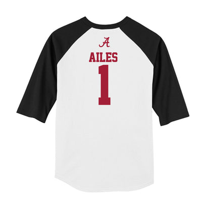 Alabama - NCAA Women's Track & Field : Miracle Ailes - USA Raglan Raglan Shirt-1
