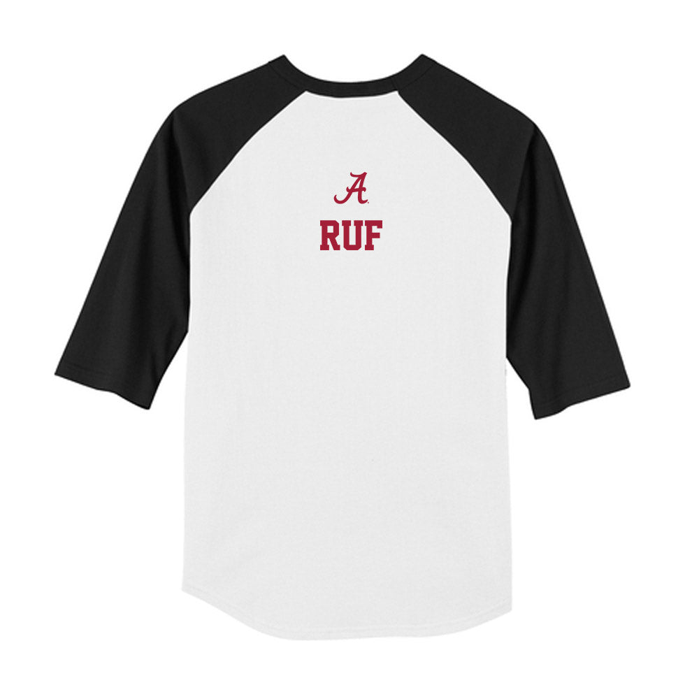 Alabama - NCAA Women's Rowing : Brynna Ruf - USA Raglan Youth Raglan T-Shirt-1
