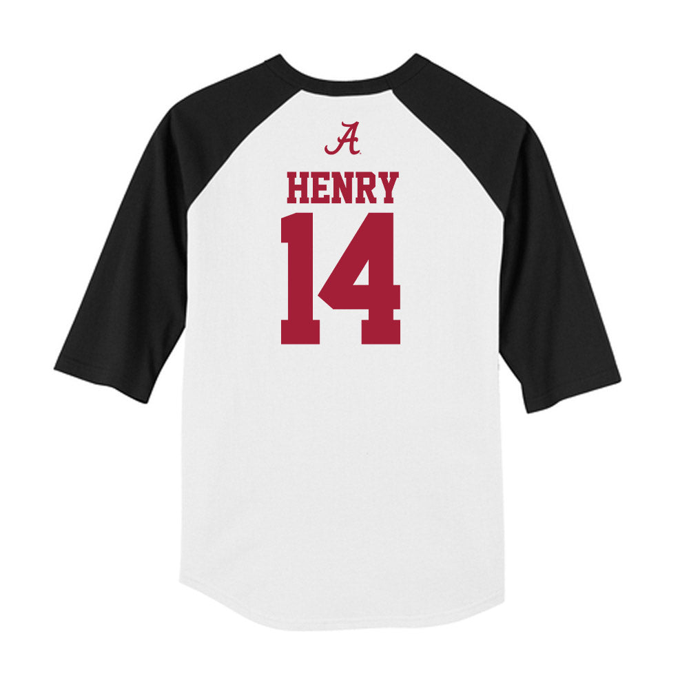 Alabama - NCAA Football : Kevonte Henry - USA Raglan Raglan Shirt-1