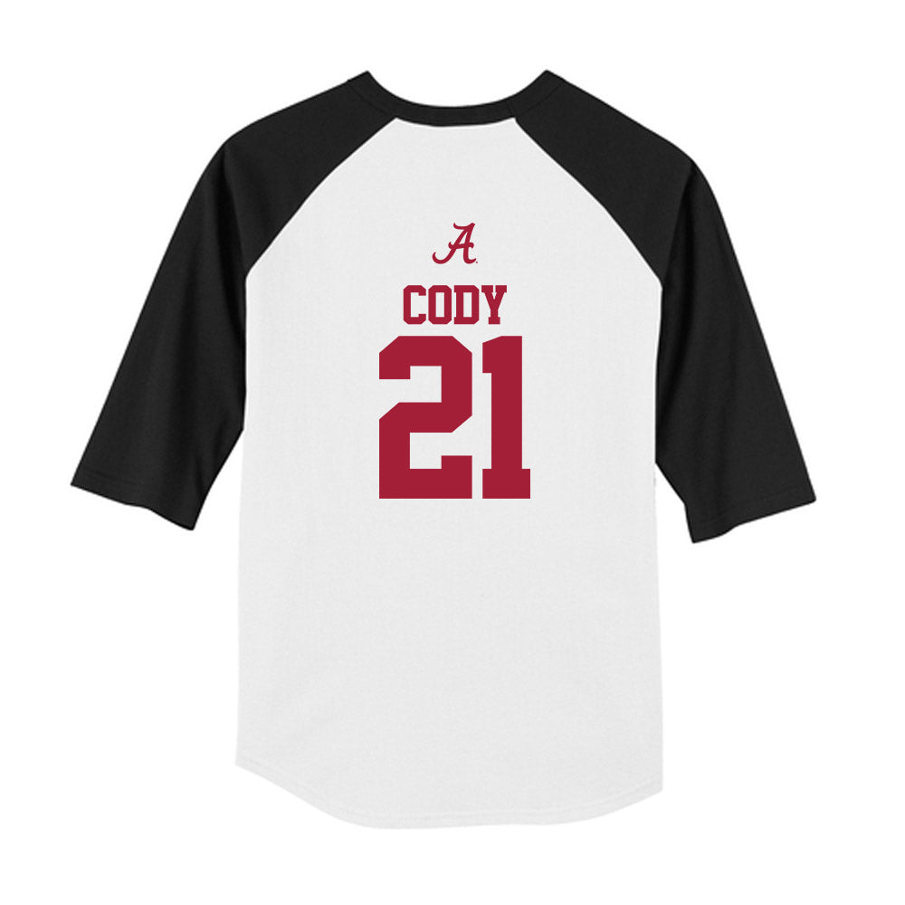 Alabama - NCAA Women's Basketball : Essence Cody - USA Raglan Youth Raglan T-Shirt-1