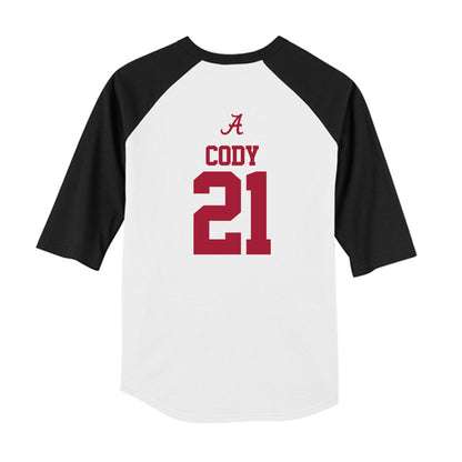 Alabama - NCAA Women's Basketball : Essence Cody - USA Raglan Youth Raglan T-Shirt-1