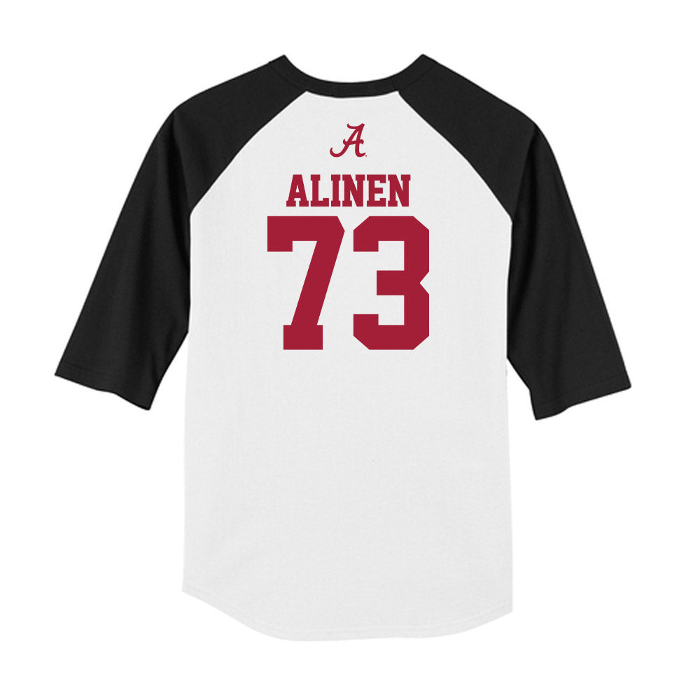 Alabama - NCAA Football : Olaus Alinen - USA Raglan Raglan Shirt-1