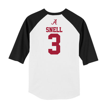 Alabama - NCAA Baseball : Kade Snell - USA Raglan Raglan Shirt-1