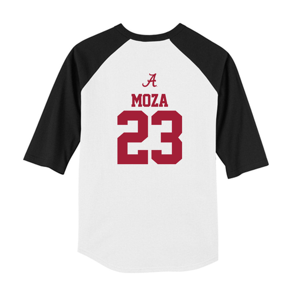 Alabama - NCAA Baseball : Aidan Moza - USA Raglan Youth Raglan T-Shirt-1