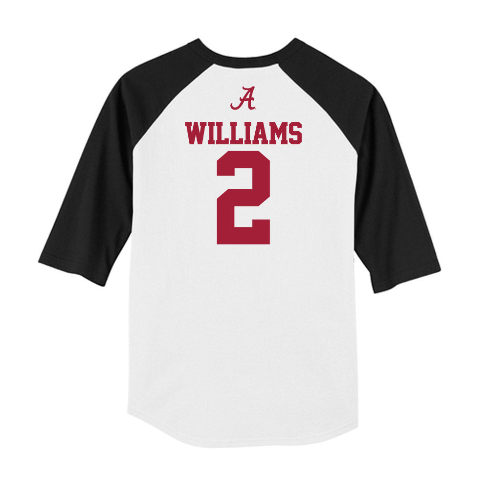 Alabama - NCAA Football : Ryan Williams - USA Raglan Raglan Shirt-1