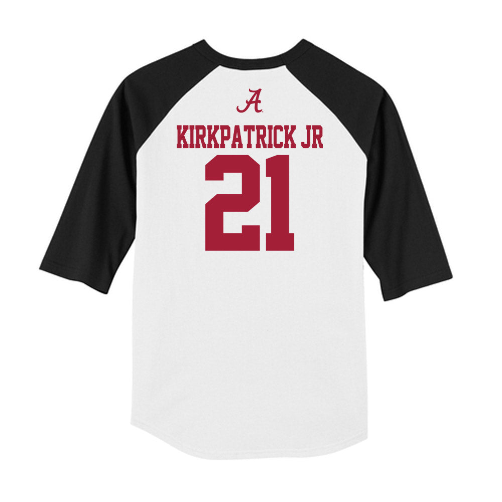 Alabama - NCAA Football : Dre Kirkpatrick Jr - USA Raglan Raglan Shirt-1