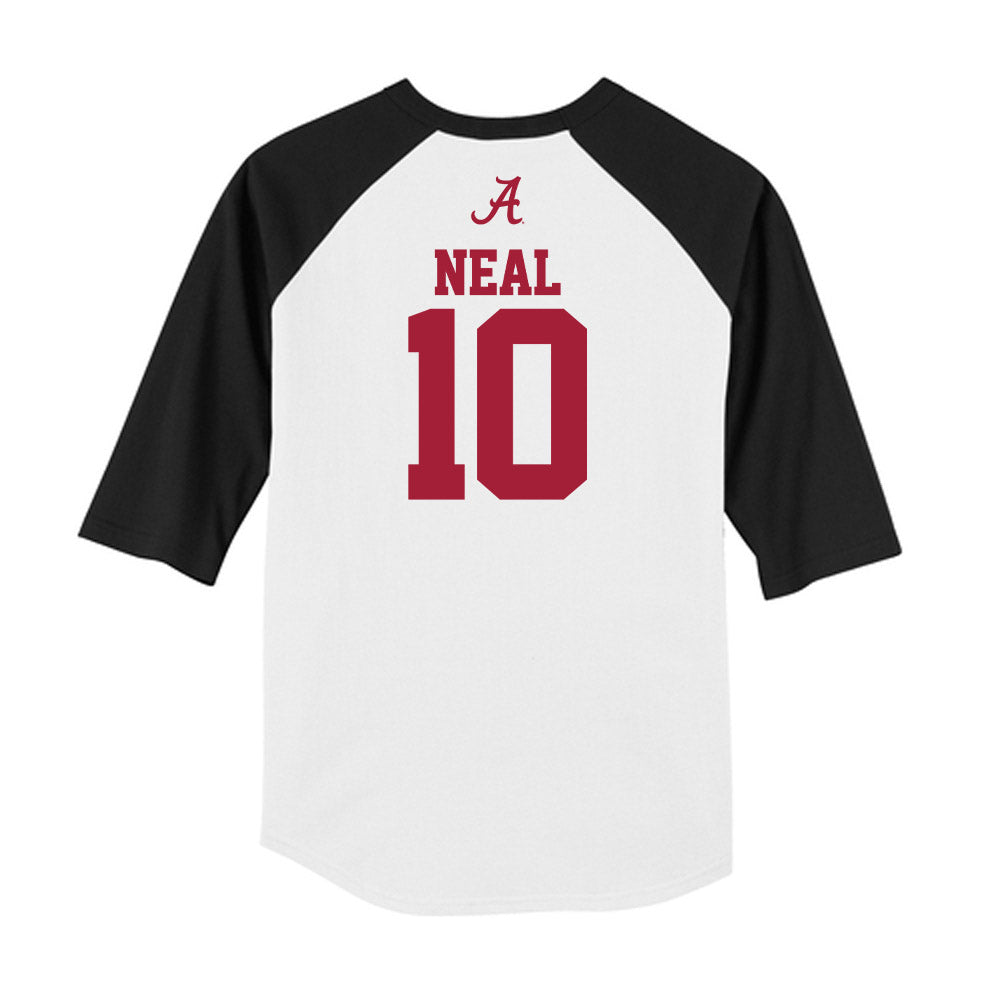 Alabama - NCAA Baseball : Brady Neal - USA Raglan Raglan Shirt-1