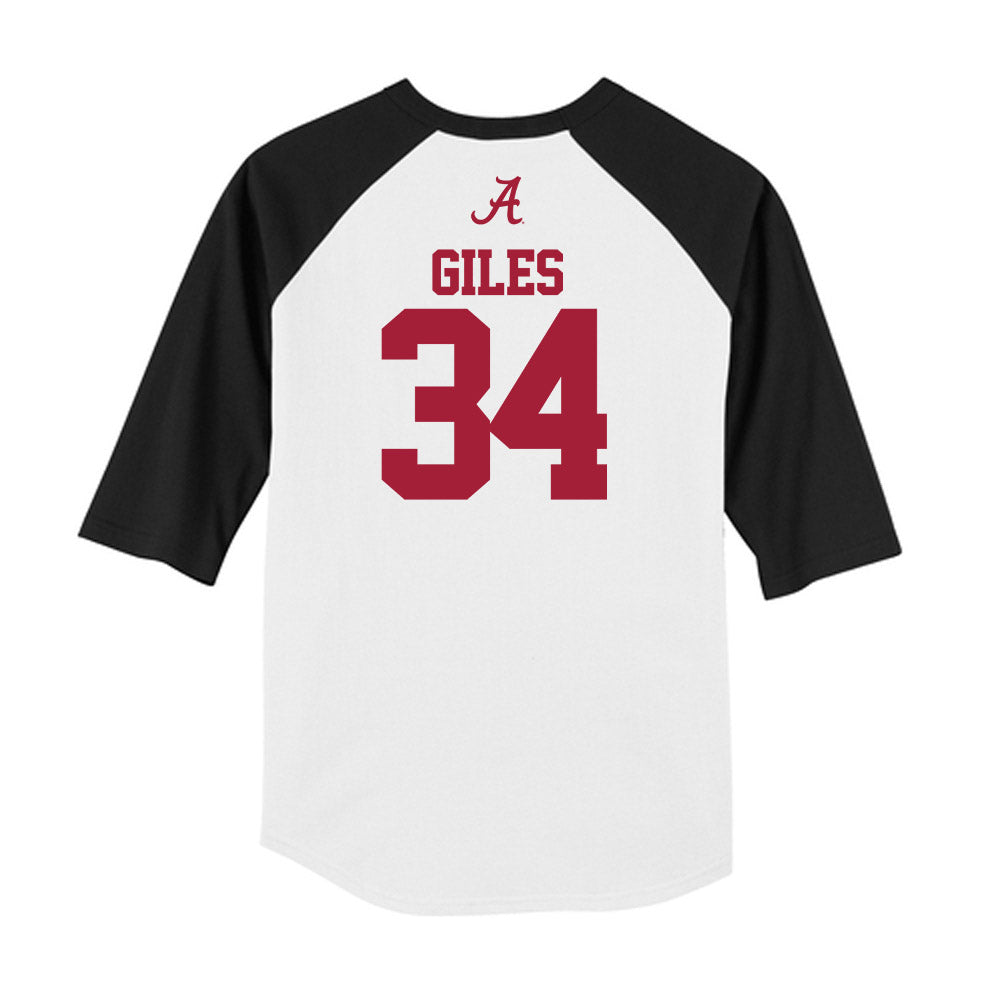 Alabama - NCAA Softball : Marlie Giles - USA Raglan Raglan Shirt-1