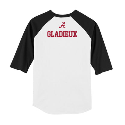 Alabama - NCAA Women's Gymnastics : Gabby Gladieux - USA Raglan Raglan Shirt-1