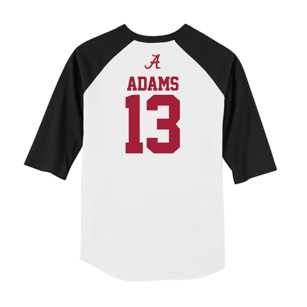 Alabama - NCAA Football : Cole Adams - USA Raglan Raglan Shirt-1