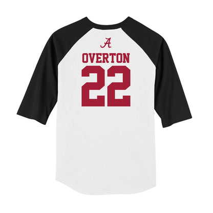 Alabama - NCAA Football : LT Overton - USA Raglan Raglan Shirt-1