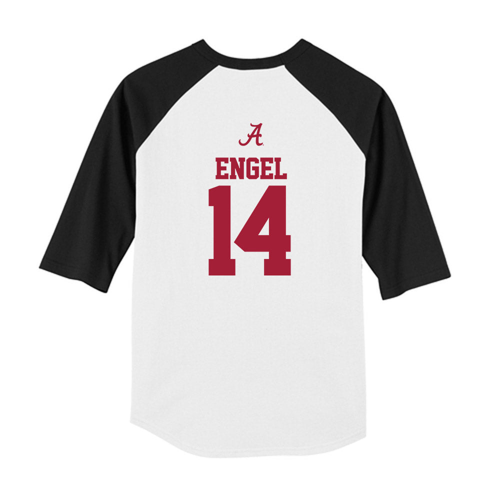 Alabama - NCAA Women's Volleyball : Addison Engel - USA Raglan Youth Raglan T-Shirt-1