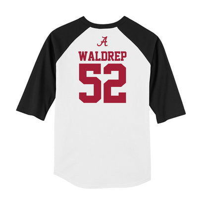 Alabama - NCAA Football : Mal Waldrep - USA Raglan Raglan Shirt-1