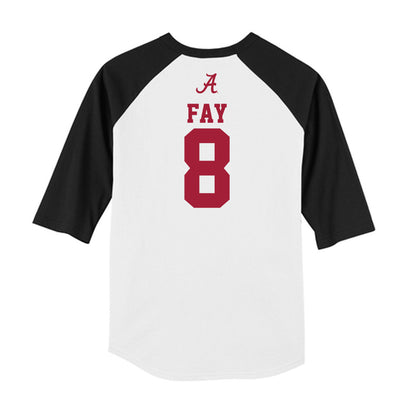 Alabama - NCAA Baseball : Tyler Fay - USA Raglan Raglan Shirt-1