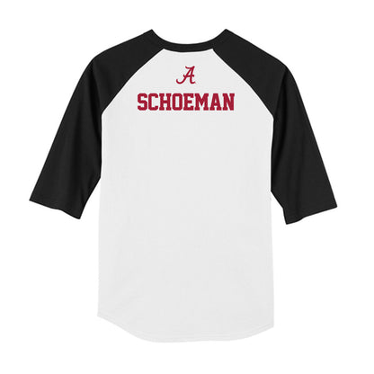 Alabama - NCAA Women's Rowing : Shelby Schoeman - USA Raglan Raglan Shirt-1