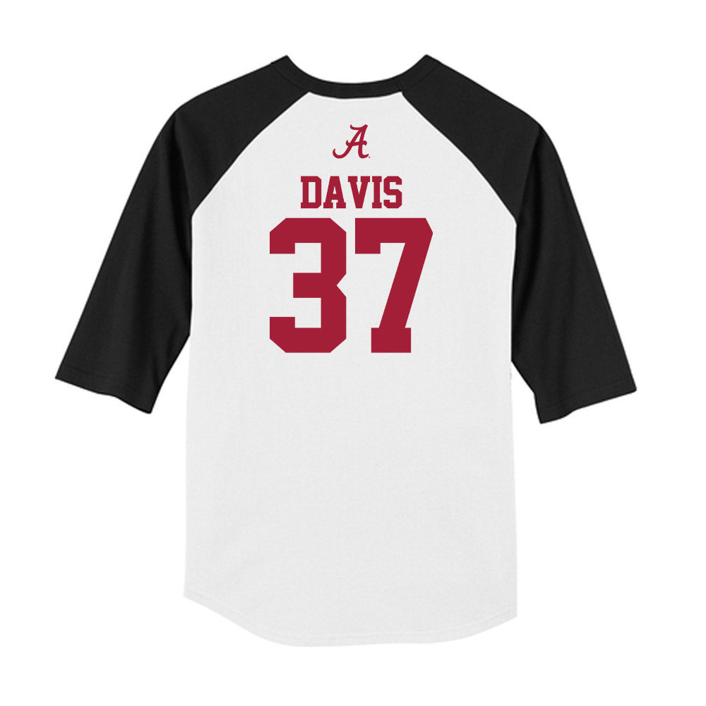 Alabama - NCAA Football : Cole Davis - USA Raglan Raglan Shirt-1