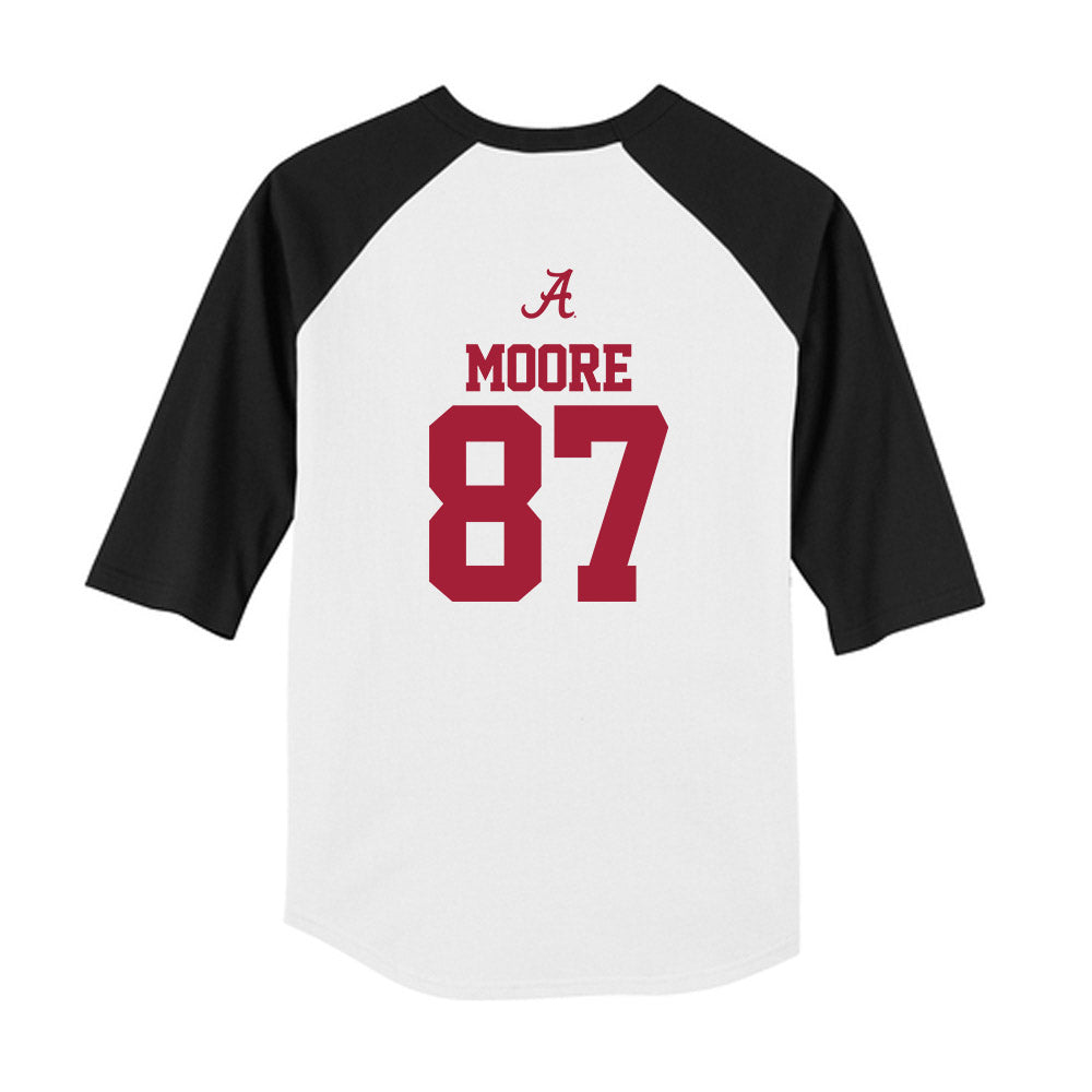 Alabama - NCAA Football : Bud Moore - USA Raglan Youth Raglan T-Shirt-1