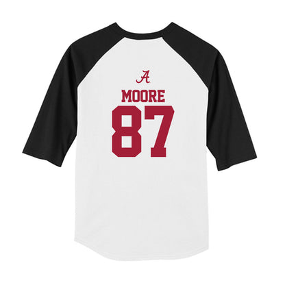 Alabama - NCAA Football : Bud Moore - USA Raglan Youth Raglan T-Shirt-1