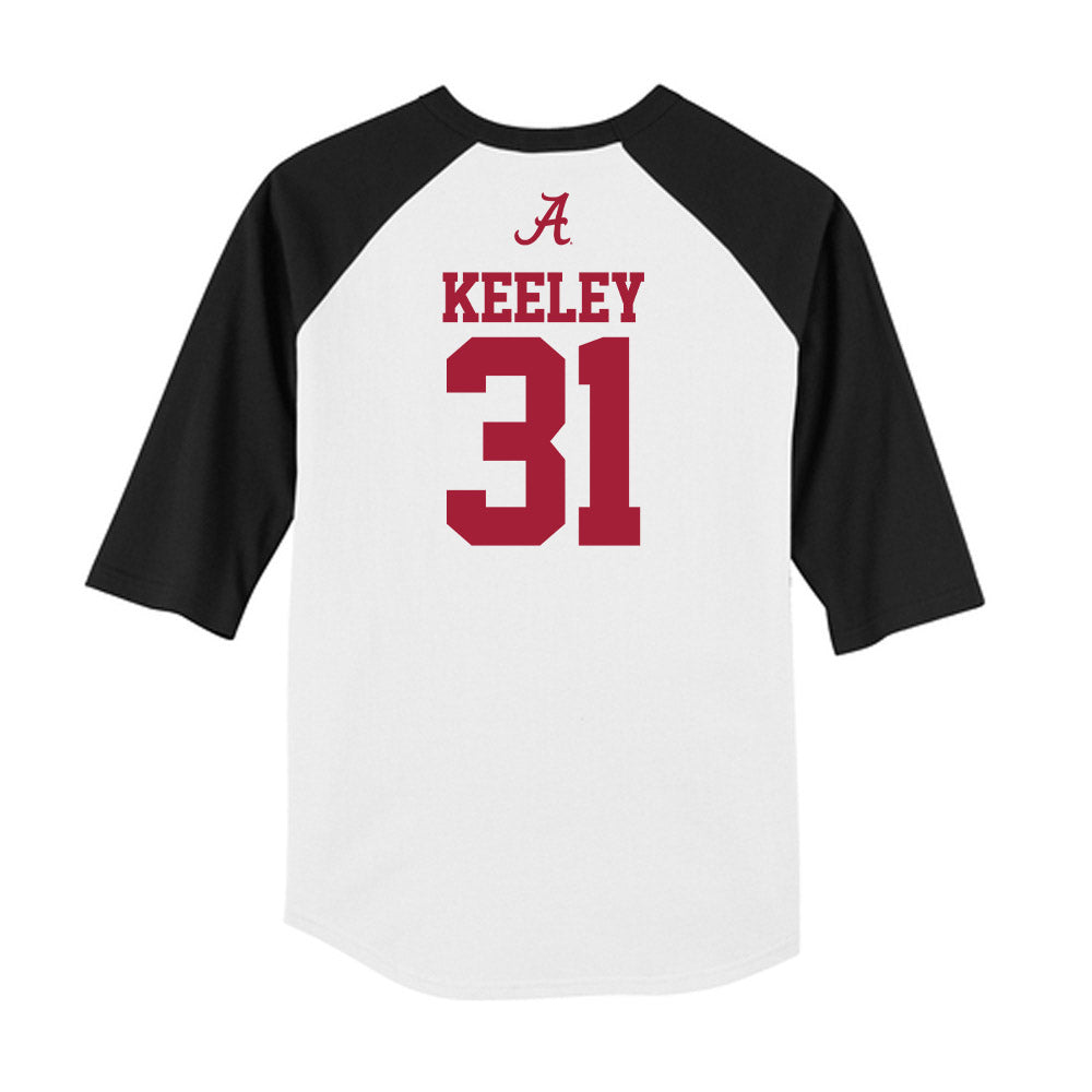 Alabama - NCAA Football : Keon Keeley - USA Raglan Raglan Shirt-1