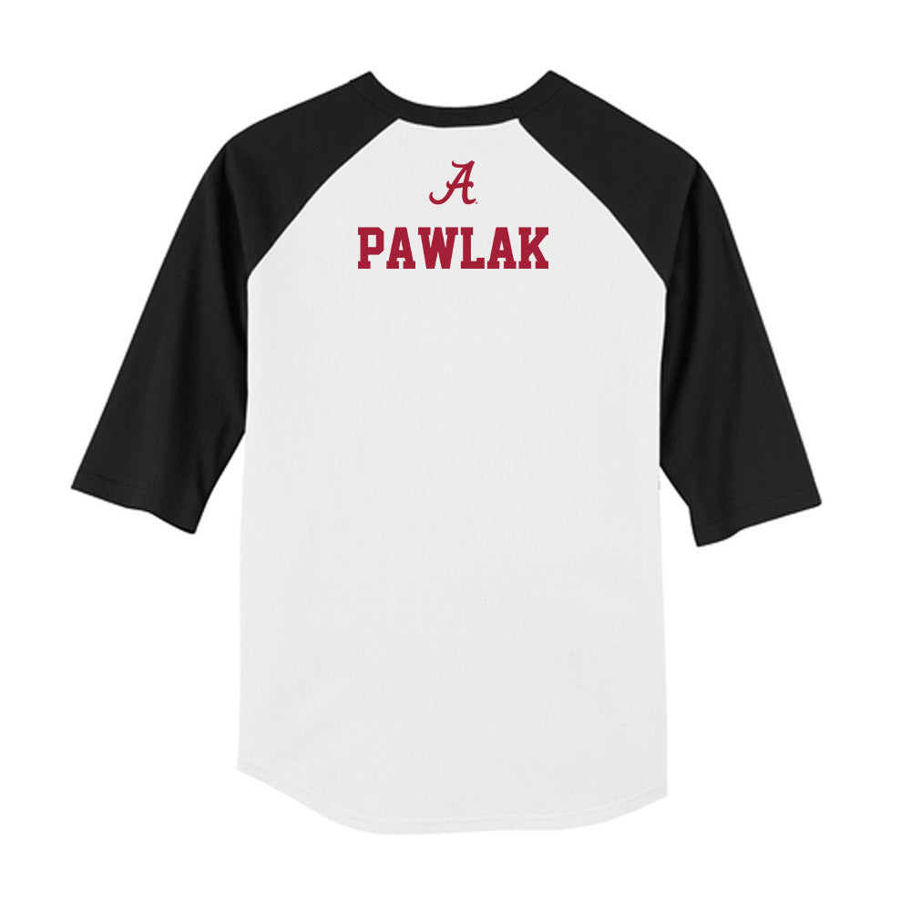 Alabama - NCAA Women's Gymnastics : Natalia Pawlak - USA Raglan Raglan Shirt-1
